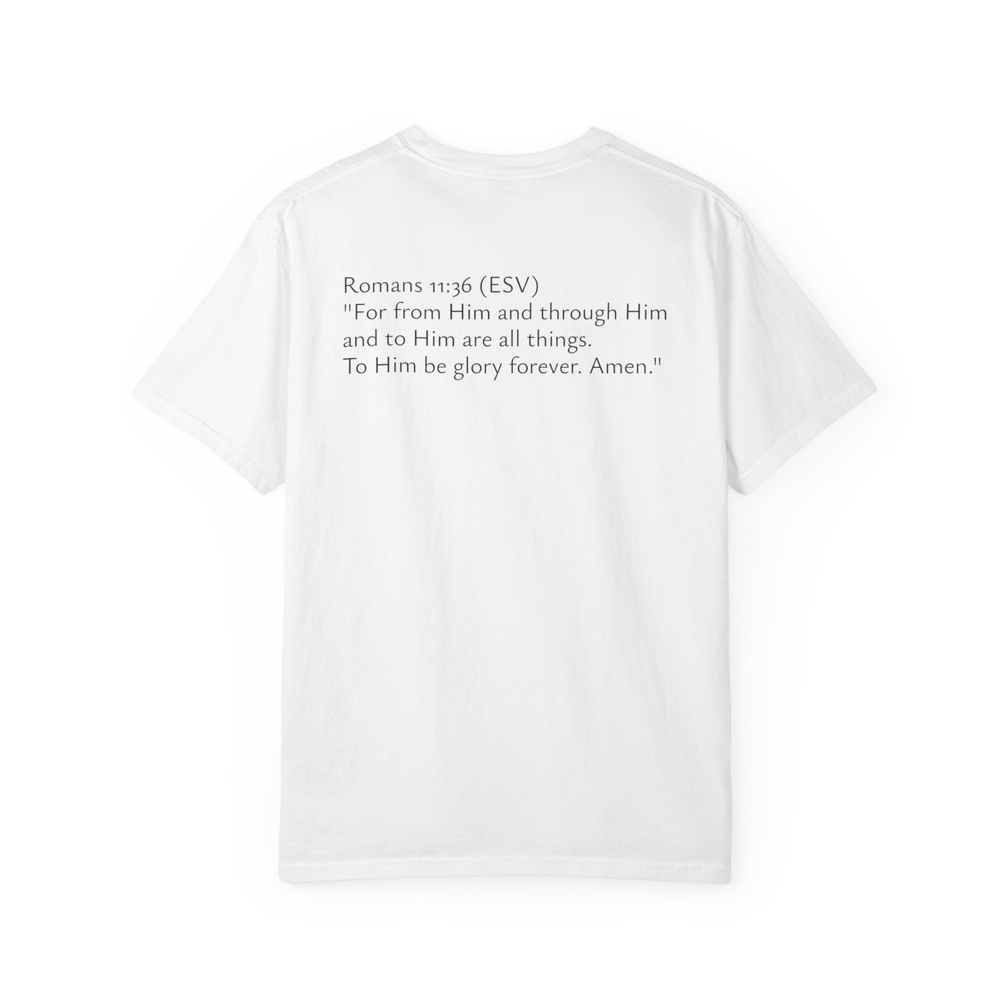 Soli Deo Gloria T-Shirt - Faith-Inspired Glory Tee with Cross & Scripture