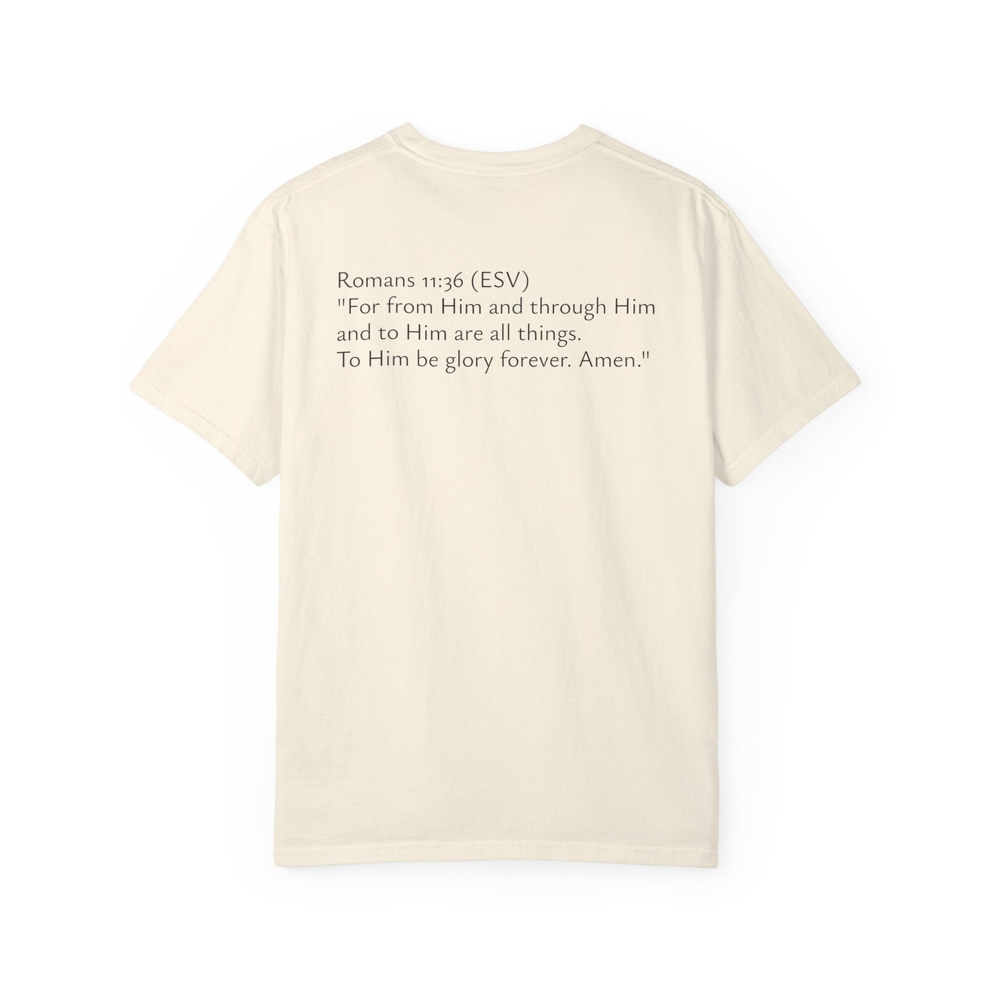 Soli Deo Gloria T-Shirt - Faith-Inspired Glory Tee with Cross & Scripture