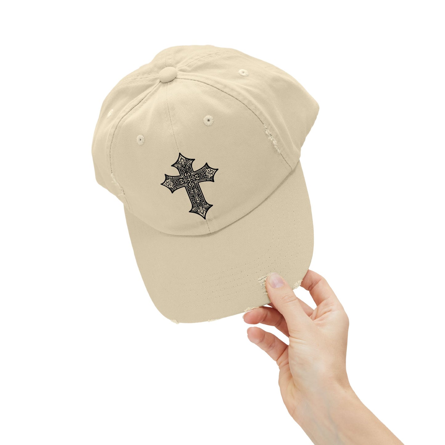 Unisex Cap - Christian Gothic Cross Hat