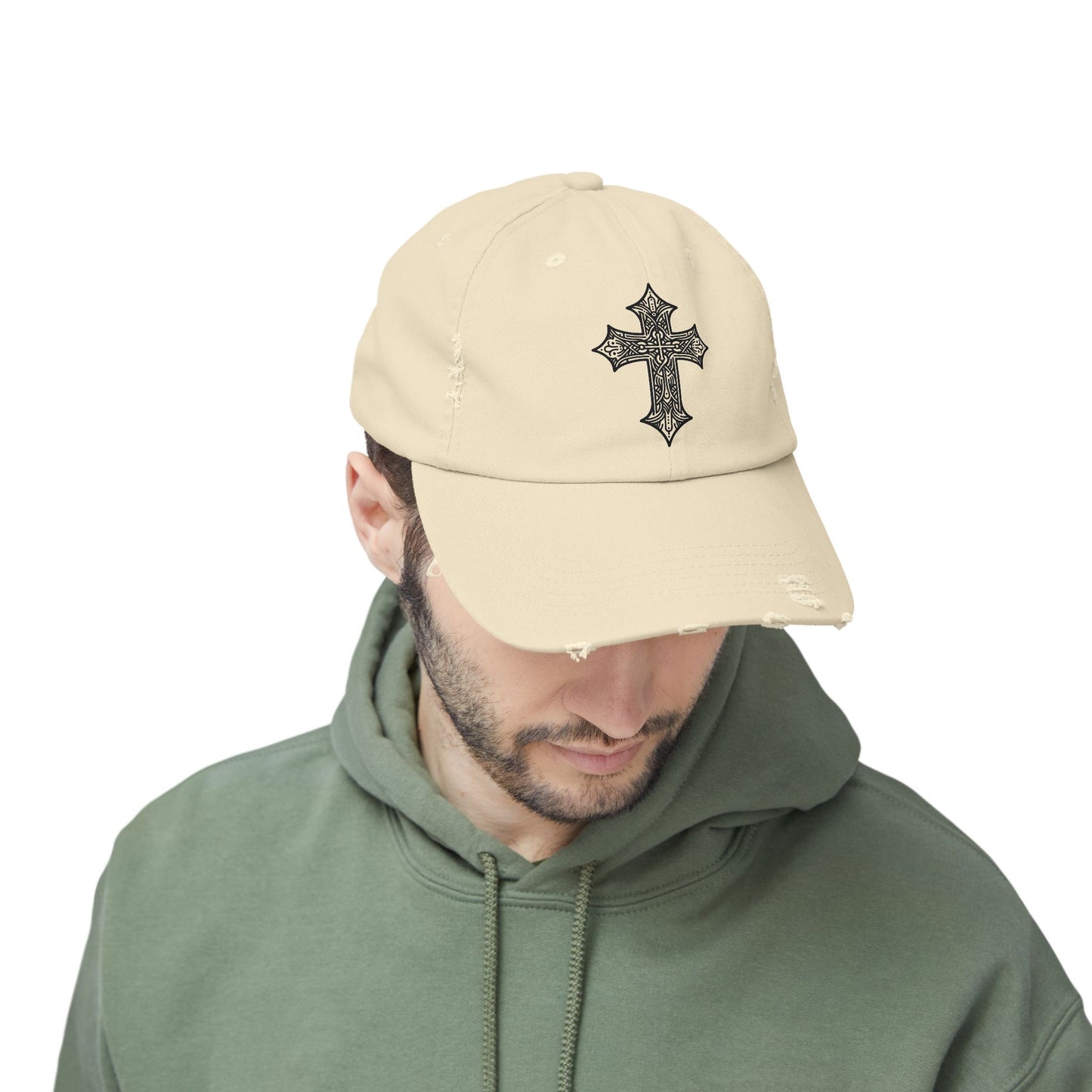 Unisex Cap - Christian Gothic Cross Hat