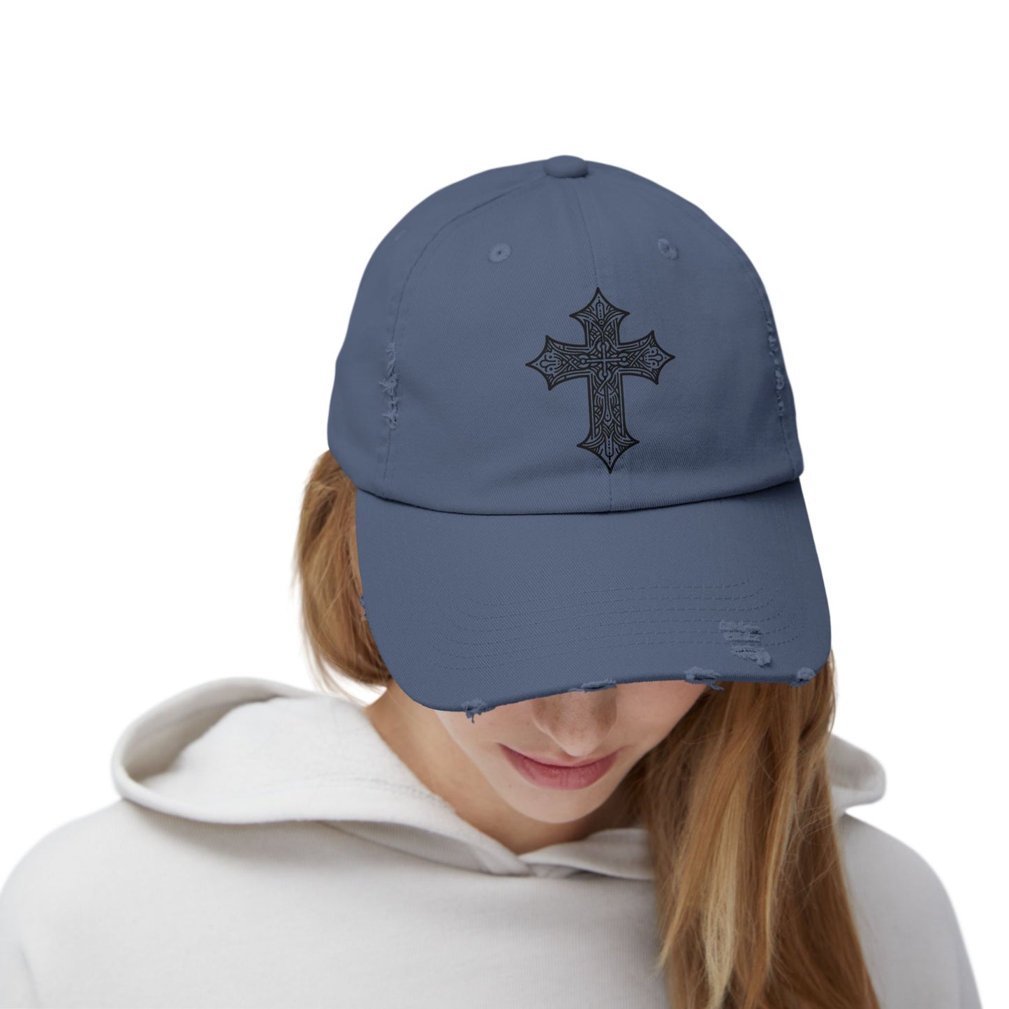 Unisex Cap - Christian Gothic Cross Hat