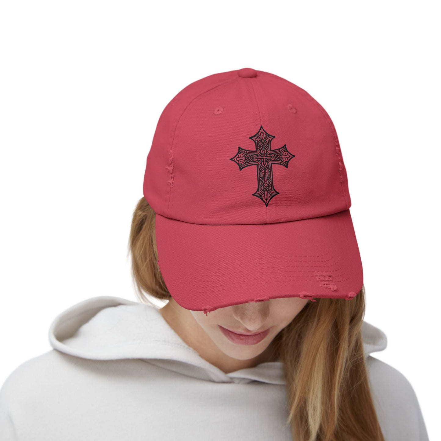 Unisex Cap - Christian Gothic Cross Hat