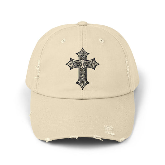 Unisex Cap - Christian Gothic Cross Hat
