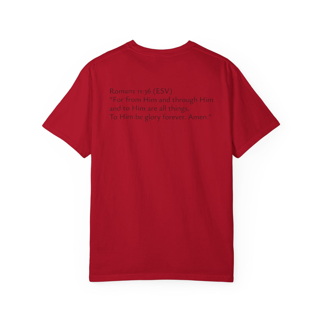 Soli Deo Gloria T-Shirt - Faith-Inspired Glory Tee with Cross & Scripture