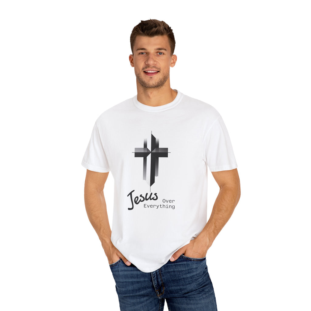 Christian Inspirational T-Shirt - Jesus over Everything & Colossians 1:17