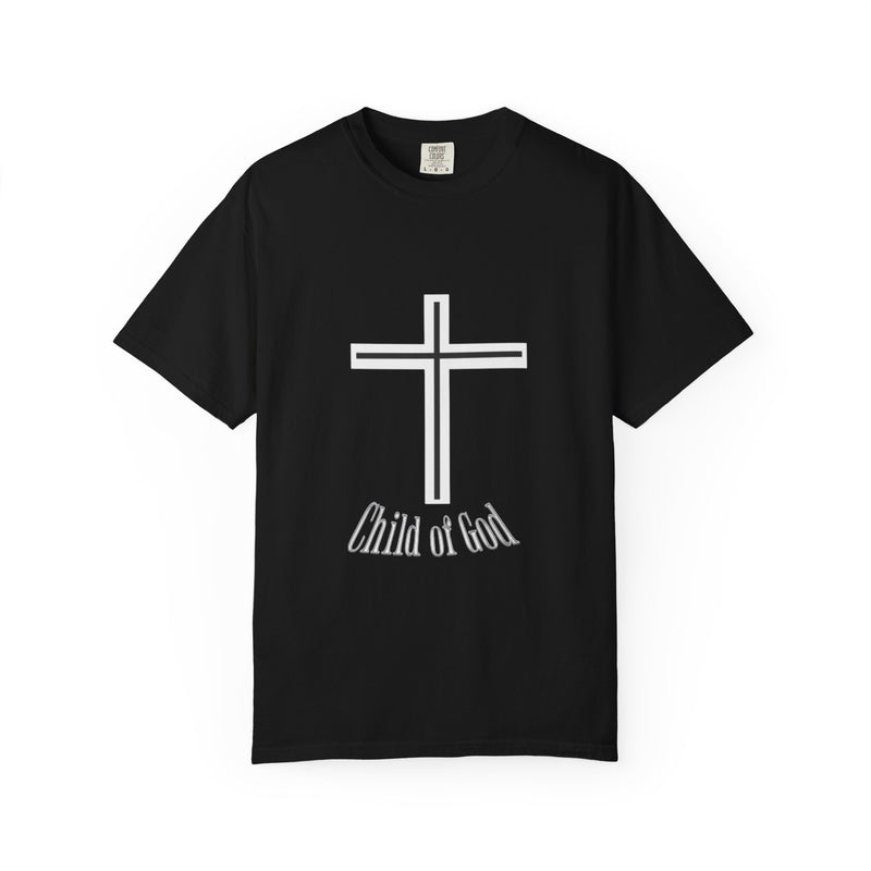Inspirational Christian T-Shirt - Child of God with Cross Design