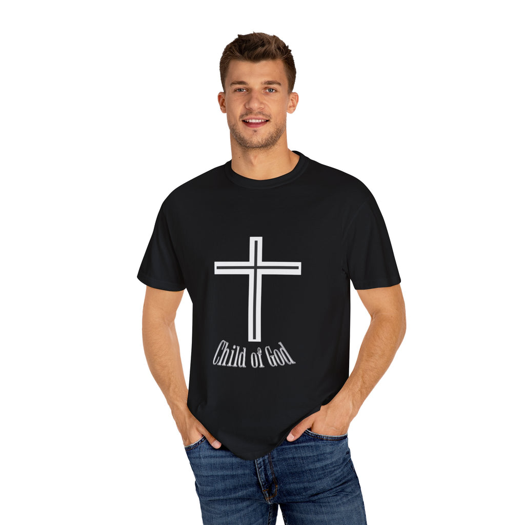Inspirational Christian T-Shirt - Child of God with Cross Design