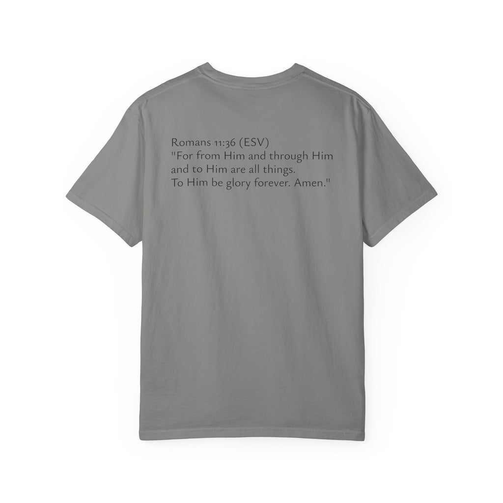 Soli Deo Gloria T-Shirt - Faith-Inspired Glory Tee with Cross & Scripture