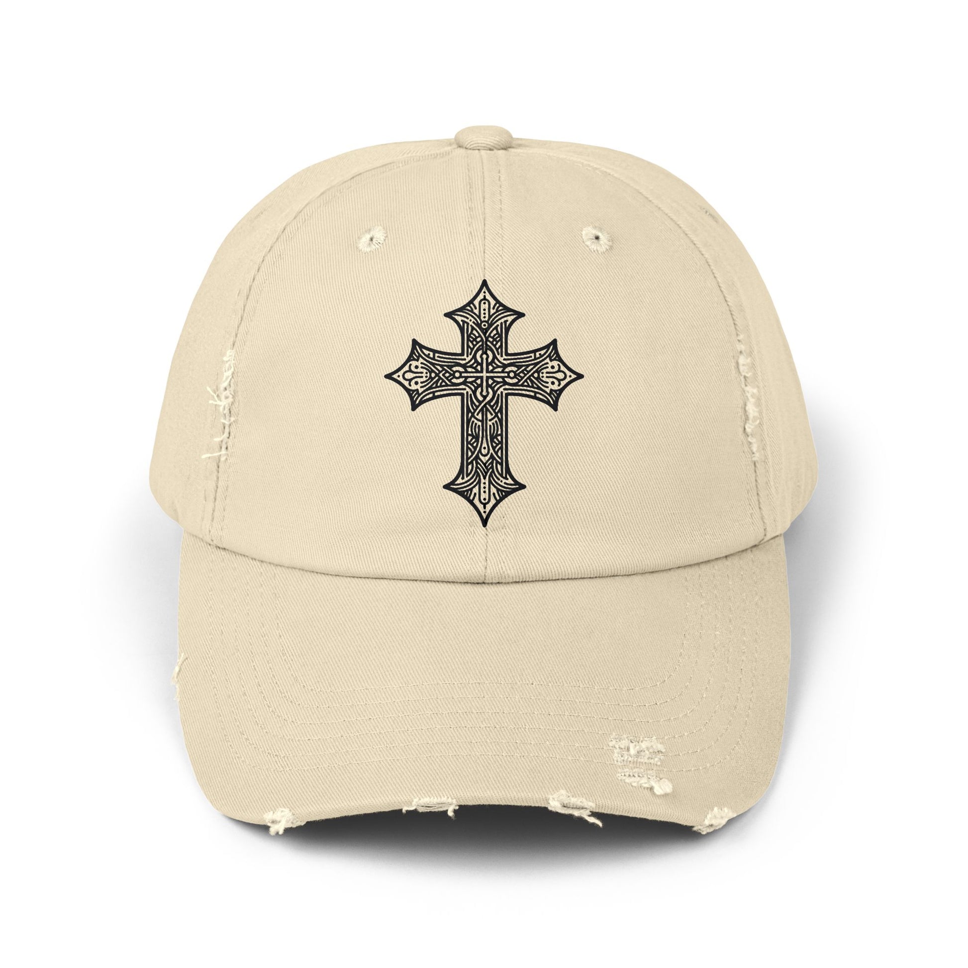 Unisex Cap - Christian Gothic Cross Hat