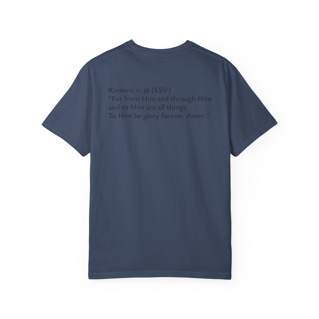 Soli Deo Gloria T-Shirt - Faith-Inspired Glory Tee with Cross & Scripture
