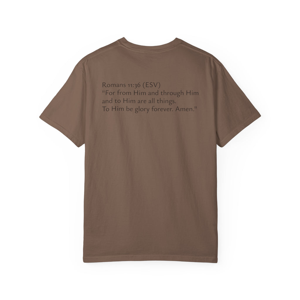 Soli Deo Gloria T-Shirt - Faith-Inspired Glory Tee with Cross & Scripture